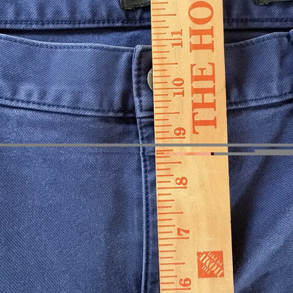 Banana Republic Men's Traveler Navy Blue Slim Fit Jeans Size 36x34 Fit 36x33